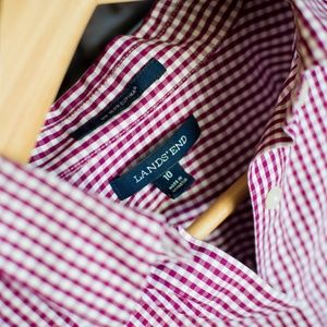 Land's End No Iron Supima Cotton Long Sleeve Shirt